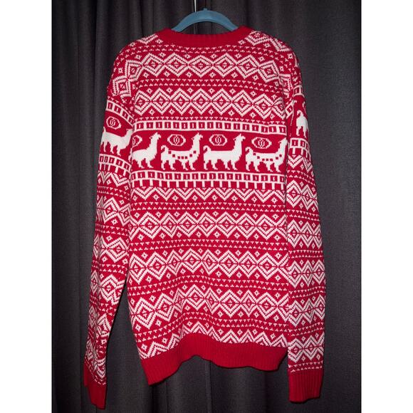 Ugly Christmas Sweater Xmas Size Large Llama - Picture 3 of 3